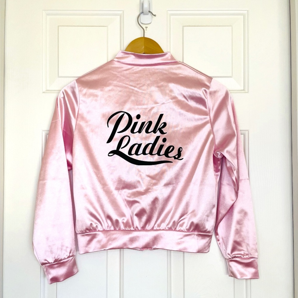 Kids size 10. Grease Pink Ladies jacket.
